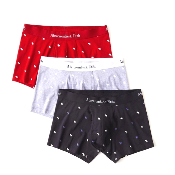 Abercrombie & Fitch Men's Boxer Brief 3 Pack Moose - Picture 6 of 7
